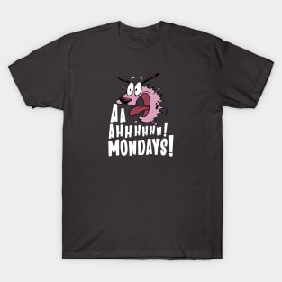 Courage The Cowardly Dog - Monday Blues T-Shirt